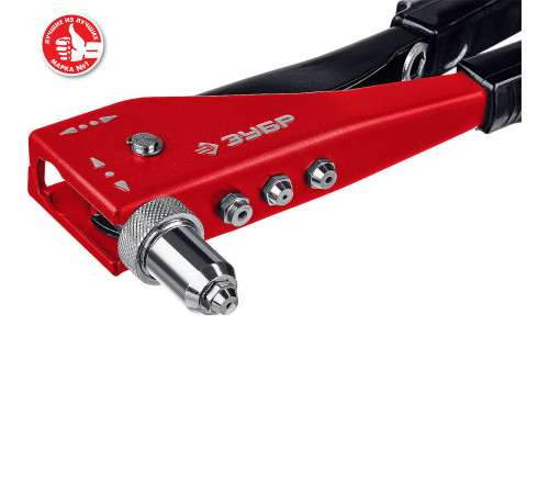 ЗУБР M-180, 90 - 180°, 2.4 - 4.8 мм, 270 мм, переставной заклёпочник (31199) купить  в Сочи