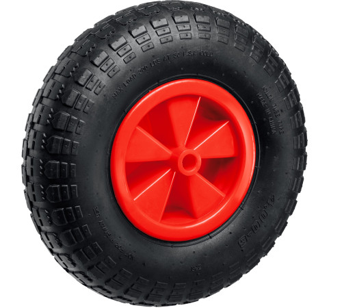 MIRAX WM-16, 4″ х 329 мм, для тачки (арт. 39900), ударопрочный пластик, пневматическое колесо (39916) купить  в Сочи MIRAX WM-16, 4″ х 329 мм, для тачки (арт. 39900), ударопрочный пластик, пневматическое колесо (39916) купить  в Сочи