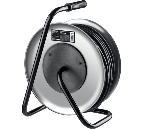 STAYER PRO-325, КГ, 3 х 2.5 мм2, 30 м, 4000 Вт, IP44, силовой удлинитель на стальной катушке (55076-30) купить  в Сочи