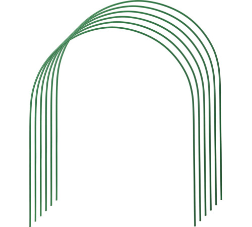 GRINDA 3.0 м, стальные, покрытие ПВХ, 6 шт, дуги для парника (422309-100-120) купить  в Сочи