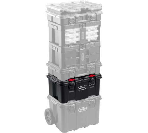 KETER STACKNROLL, 525 х 345 х 260 мм, (21″), пластиковый ящик с крышкой (38398) купить в Сочи KETER STACKNROLL, 525 х 345 х 260 мм, (21″), пластиковый ящик с крышкой (38398) купить в Сочи