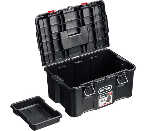 KETER STACKNROLL, 525 х 345 х 260 мм, (21″), пластиковый ящик с крышкой (38398) купить в Сочи KETER STACKNROLL, 525 х 345 х 260 мм, (21″), пластиковый ящик с крышкой (38398) купить в Сочи