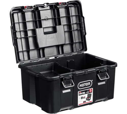KETER STACKNROLL, 525 х 345 х 260 мм, (21″), пластиковый ящик с крышкой (38398) купить в Сочи KETER STACKNROLL, 525 х 345 х 260 мм, (21″), пластиковый ящик с крышкой (38398) купить в Сочи