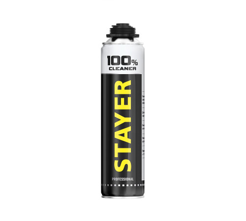 STAYER 100% Cleaner, 500 мл, очиститель монтажной пены, Professional (41139) купить  в Сочи