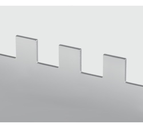 KRAFTOOL BUNKER-4 зуб 8, 10, 12 мм, полукруг 10х20 мм, нерж. сталь, Раздвижная гребенка для плитки (08081) купить  в Сочи