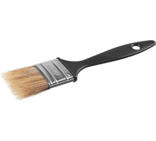 СИБИН 38 мм, 1.5″, светлая смешанная щетина, пластиковая ручка, все виды ЛКМ, плоская кисть (01008-038) купить  в Сочи
