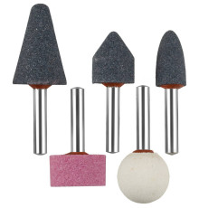 ЗУБР 5 предм., хвостовик d 6 мм, набор абразивных минишарошек-насадок (35994-H5)