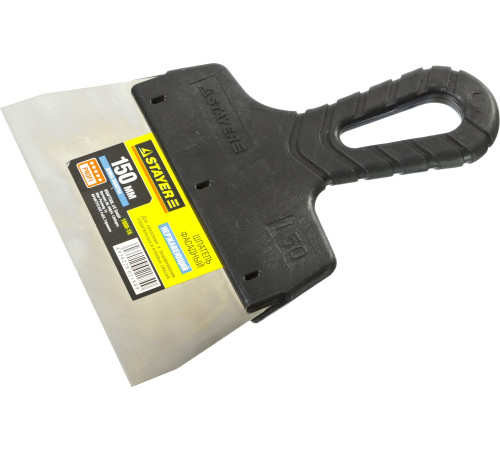 STAYER PROFlat, 150 мм, пластиковая ручка, нержавеющий фасадный шпатель, Professional (1008-15) купить  в Сочи