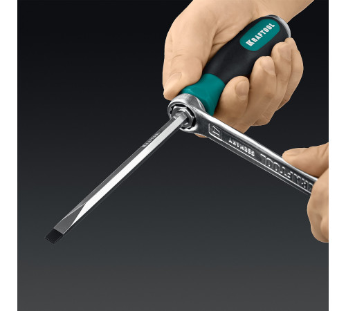 KRAFTOOL IMPACT SL 10, сквозной стержень Cr-Mo, ударная отвертка (250033-10) купить  в Сочи