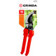 GRINDA G-33, 200 мм, закаленные лезвия, тефлоновое покрытие, пластиковые рукоятки, плоскостной секатор (40211) купить в Сочи