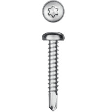 KRAFTOOL DS-P, 32 х 3.9 мм, А2, сверло, полукруглая головка, ТХ15, 380 шт, саморез нержавеющий (300931-39-032)