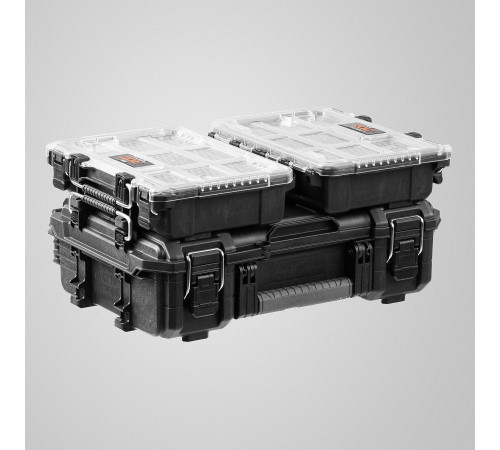 KETER ROC PRO GEAR 2.0 (14″) пластиковый органайзер, 7 съемных лотков (38376) купить  в Сочи