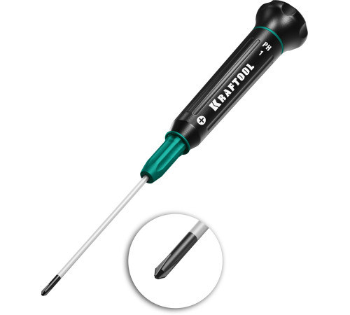 KRAFTOOL Precision PH1, отвертка для точных работ (25682-1) купить  в Сочи