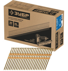 ЗУБР SN21 75 х 3.05 мм, реечные гвозди рифленые, 2500 шт (305392-75)