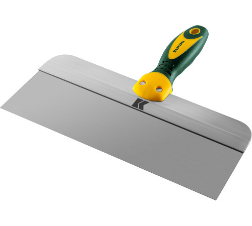 KRAFTOOL 300 мм, широкое полотно, алюминиевая направляющая, двухкомпонентная ручка, нержавеющий, фасадный шпатель (10036-300) купить  в Сочи