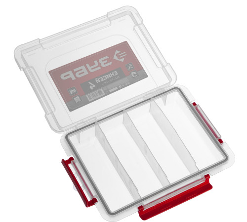 ЗУБР ЕНИСЕЙ-4, 252 х 176 х 58 мм, (10″), пластиковый органайзер с 4 ячейками (38193-10) купить  в Сочи