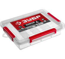 ЗУБР ЕНИСЕЙ-4, 252 х 176 х 58 мм, (10″), пластиковый органайзер с 4 ячейками (38193-10)