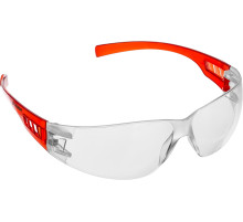 ЗУБР Мастер, открытого типа, прозрачные, широкая моностекло, облегчённые, защитные очки (110325)