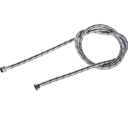 ЗУБР 1/2″, 1.8 м, гайка-штуцер, гибкая подводка для воды (51005-G/S-180) купить  в Сочи