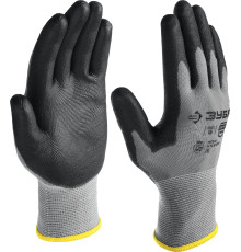 ЗУБР ТОЧНАЯ РАБОТА, L (9), перчатки с полиуретановым покрытием, тонкие, комфортные, для точных работ, 15 класс, Профессионал (11275-L)