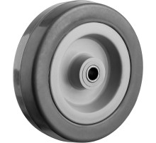 ЗУБР d 100 мм, г/п 65 кг, резина/полипропилен, колесо (30956-100)