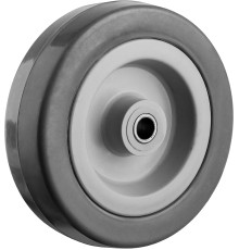 ЗУБР d 100 мм, г/п 65 кг, резина/полипропилен, колесо (30956-100)