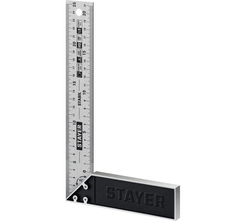 STAYER 250 мм, столярный угольник, Professional (3431-25) купить  в Сочи