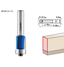 ЗУБР 12.7 x 13 мм, хвостовик 8 мм, фреза кромочная с нижним подшипником (3 лезвия), Профессионал (28728-12.7-13)