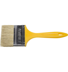 STAYER UNIVERSAL, 100 мм, 4″, светлая натуральная щетина, пластмассовая ручка, плоская кисть (0107-100)