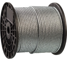 ЗУБР DIN 3055, свивка 6 x 7 + FC, 10 мм, L 50 м, стальной трос, Профессионал (4-304110-10)