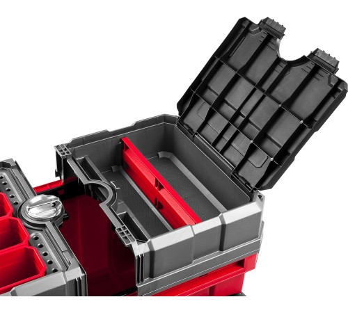 ЗУБР МЕГАБОКС-24, 616 х 378 х 415 мм, (24″), пластиковый ящик-тележка для инструментов, Профессионал (38133-24) купить  в Сочи