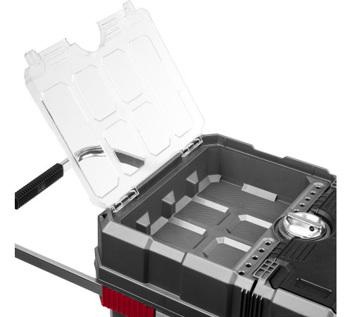 ЗУБР МЕГАБОКС-24, 616 х 378 х 415 мм, (24″), пластиковый ящик-тележка для инструментов, Профессионал (38133-24) купить  в Сочи