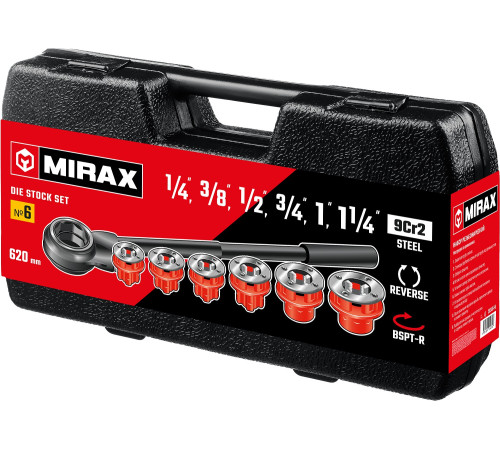 MIRAX набор клуппов с трещоткой №6 (28240-H6) купить в Сочи MIRAX набор клуппов с трещоткой №6 (28240-H6) купить в Сочи