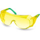 KRAFTOOL ULTRA, открытого типа, жёлтые, стекло увеличенного размера устойчивое к царапинам и запотеванию, защитные очки (110462) купить  в Сочи