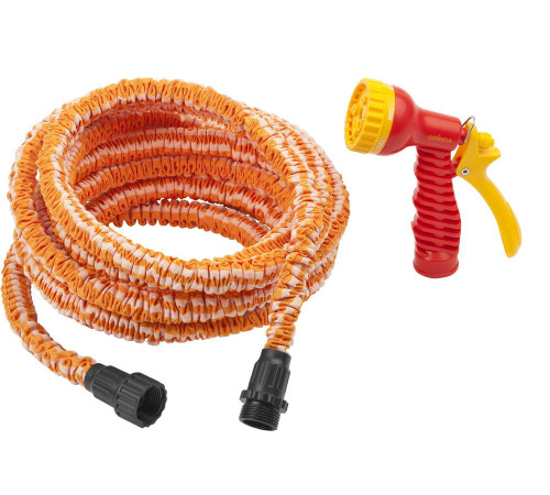 GRINDA PS-15, удлиняющийся шланг 5 - 15 м, пистолет поливочный, коннекторы, поливочный набор (428496-15) купить  в Сочи