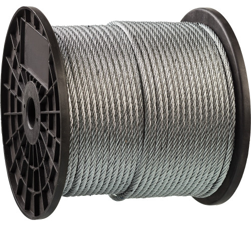 ЗУБР DIN 3055, свивка 6 x 7 + FC, 3 мм, L 200 м, стальной трос, Профессионал (4-304110-03) купить  в Сочи