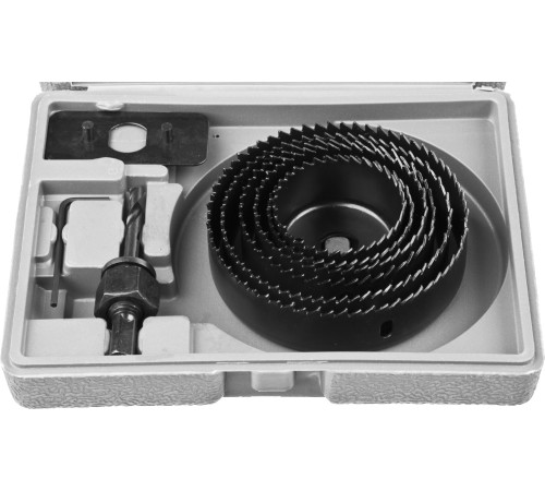 STAYER Maxcut, 6 шт, 51-102 мм, набор кольцевых коронок по дереву (29600-H8) купить  в Сочи