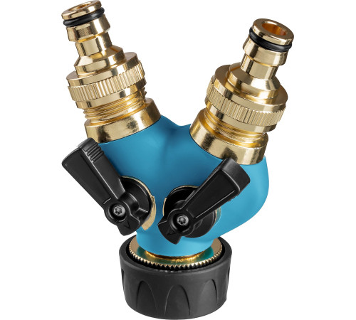 GRINDA BS-1, диаметр 3/4″ - 1″, двухканальный, с внутренней резьбой, из латуни, поливочный распределитель, PROLine (426112) купить  в Сочи