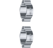 ЗУБР 15 - 18 мм, 2 шт, обжимной хомут, Профессионал (64929-15-18)