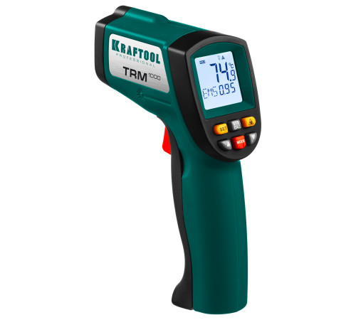 KRAFTOOL TRM-1000, -50° +950°С, пирометр инфракрасный (45703-950) купить  в Сочи