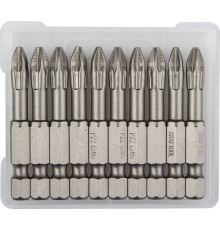 KRAFTOOL X-Drive, PZ2, 50 мм, 10 шт, торсионные биты (26123-2-50-10) KRAFTOOL X-Drive, PZ2, 50 мм, 10 шт, торсионные биты (26123-2-50-10)