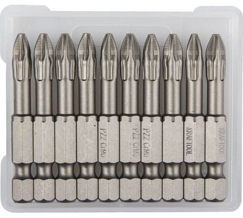 KRAFTOOL X-Drive, PZ2, 50 мм, 10 шт, торсионные биты (26123-2-50-10) купить  в Сочи KRAFTOOL X-Drive, PZ2, 50 мм, 10 шт, торсионные биты (26123-2-50-10) купить  в Сочи