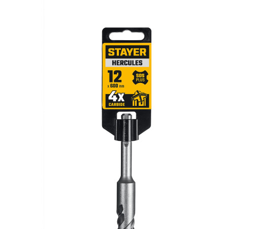 STAYER HERCULES-4Х 12x600 мм, SDS-plus бур (29290-600-12) купить в Сочи STAYER HERCULES-4Х 12x600 мм, SDS-plus бур (29290-600-12) купить в Сочи