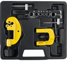 STAYER для труб 6-15мм, труборез 3-25мм, набор для развальцовки (2370)