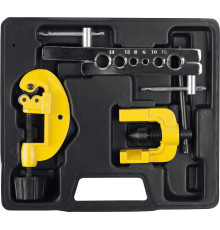 STAYER для труб 6-15мм, труборез 3-25мм, набор для развальцовки (2370)