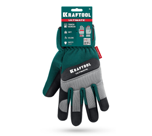 KRAFTOOL ULTIMATE р.XL (10), профессиональные комбинированные перчатки, работа с сенсорными экранами (11299-XL) купить  в Сочи