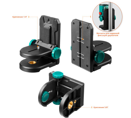 KRAFTOOL CL 20 #4 нивелир лазерный, 20 м, IP54, точн. +/-0,2 мм/м, держатель, штатив, в кейcе купить  в Сочи