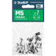 ЗУБР М5, станд. бортик, 20 шт, стальные резьбовые заклепки с насечками, Профессионал (31318-05) купить  в Сочи