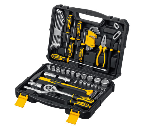 STAYER UNIVERSAL 83, 83 предм., (1/2″+ 1/4″), универсальный набор инструмента, Professional (27710-H83) купить в Сочи STAYER UNIVERSAL 83, 83 предм., (1/2″+ 1/4″), универсальный набор инструмента, Professional (27710-H83) купить в Сочи