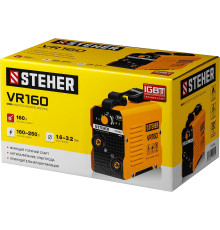 STEHER ММА, 160 А, сварочный аппарат инверторный, макс. электрод Ø 3.2 мм (VR-160)